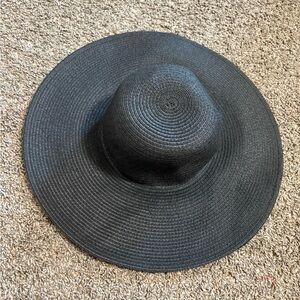 J. Crew Classic Black Sun Hat